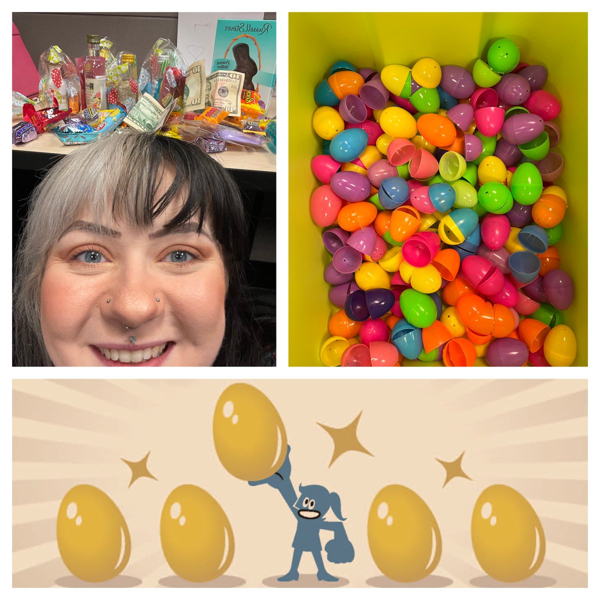 🎉 Congratulations, Darcy, for egg-ceeding all expectations and emerging as the champion of the LionShare Easter egg hunt at our recent happy hour! Your keen eye and quick moves made you the ultimate egg hunter! 🥚🎊 #EasterEggHuntWinner #LionSharePride