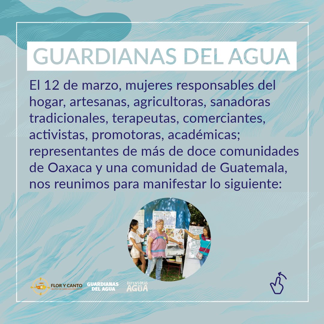 FloryCantoac's tweet photo. En el #DíaMundialDelAgua 💧 les compartimos el manifiesto que generamos como #GuardianasDelAgua y les invitamos a leerlo para reflexionar sobre la realidad que vivimos ante la escasez del vital elemento y cómo nos afecta tanto. https://t.co/AmbF0IIH6q