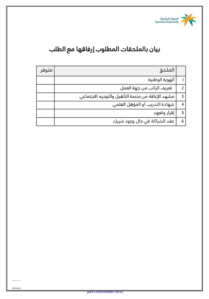 50 ألف ريال إعانة المشاريع الفردية للأشخاص ذوي الإعاقة 

اولاً ٥٠ ألف ريال منحه غير مستردة 

- المتطلبات  - 

- تعبئة نموذج طلب العميل
- صورة هوية العميل
- شهادات دورات تدريبية من ( ريادة - دروب - منشآت- البنك التنمية الاجتماعية - معهد ريادة )
- وثيقة عمل حر أو شهادة اسر منتجة أو