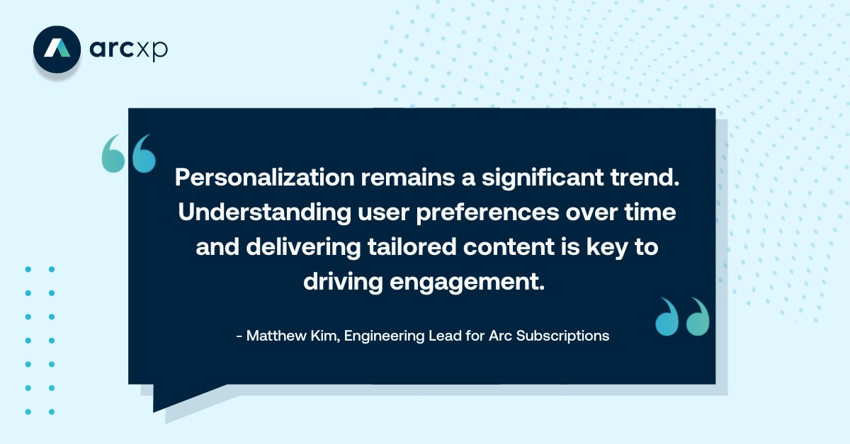 In a world where one size does not fit all, personalization emerges as the crown jewel of audience engagement. Matthew Kim, Engineering Lead, sheds light on how understanding user preferences drives this dynamic force. Check out the deep dive interview: hubs.la/Q02n3WrH0