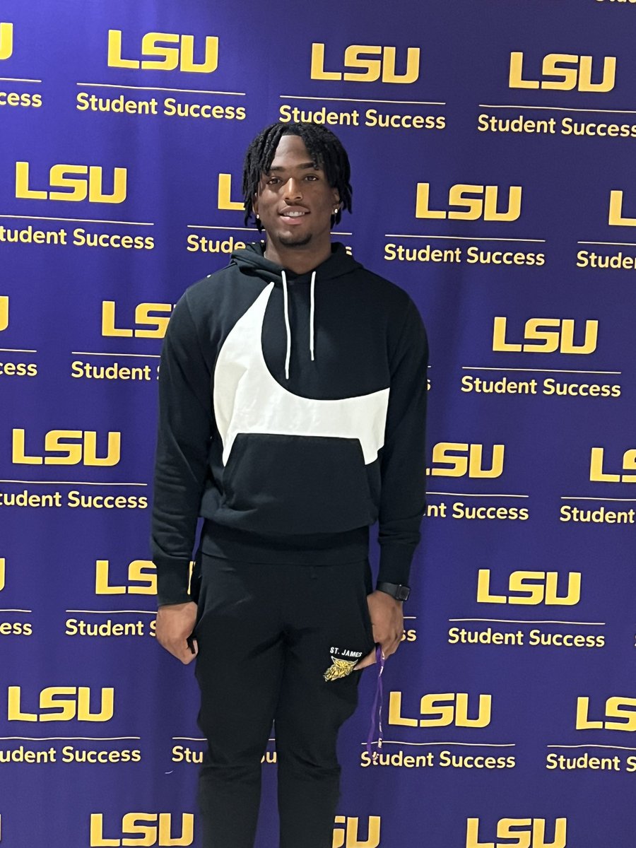 For the past 15 years football has been a major factor of my life. However, the plans we have for ourselves are not always what God has for us. Thanks to everyone who has played a role in my journey. With being said, my next phase of life will be continuing my EDUCATION at LSU.