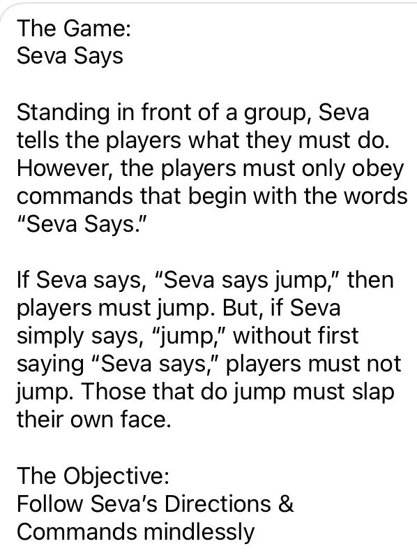 We’re Going To Play A Game tonight live on Loyalfans which is a version of Simon Says, called SEVA SAYS To help you learn to Obey Women Follow My Loyalfans for free or subscribe to Play Loyalfans.com/PrincessSeva For Example: