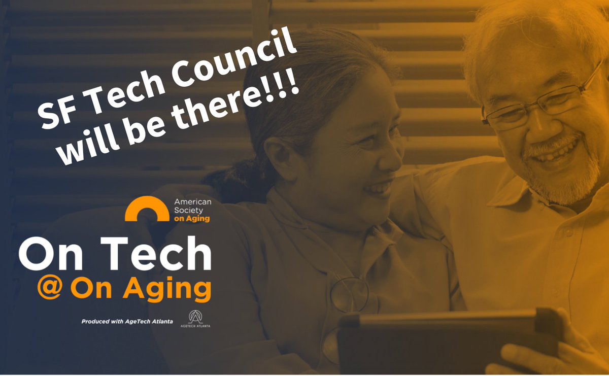 SF Tech Council (@sftechcouncil) on Twitter photo We're going to be <a href="/ASAging/">American Society Aging</a> next week! You can find us at these events:
+AI, Aging, & Equity Summit, 3/25, 8:30-10:30 AM
+Kickstart Your Business at 50+ Entrepreneurship Program, 3/27, 12:45-1:15 PM
+The Missing Link: Digital Health Navigators for Older Adults, 3/28, 9:30-10am We're going to be <a href="/ASAging/">American Society Aging</a> next week! You can find us at these events:
+AI, Aging, & Equity Summit, 3/25, 8:30-10:30 AM
+Kickstart Your Business at 50+ Entrepreneurship Program, 3/27, 12:45-1:15 PM
+The Missing Link: Digital Health Navigators for Older Adults, 3/28, 9:30-10am