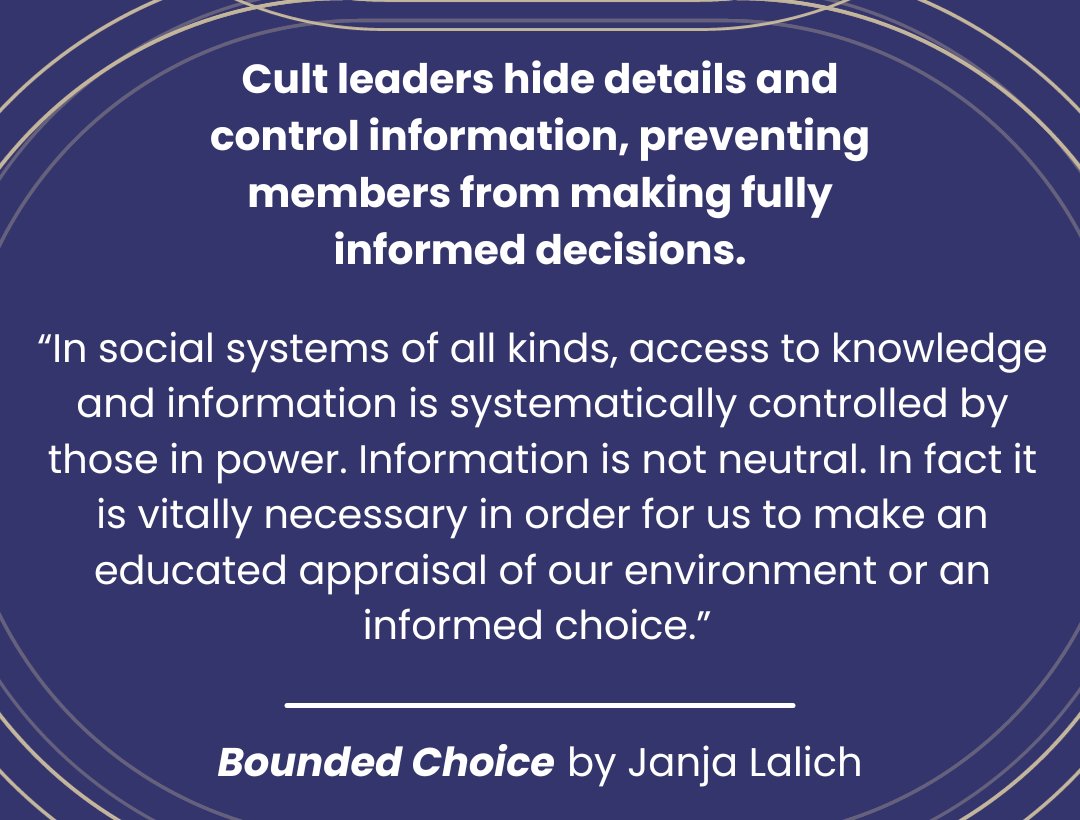 #Cults #Coercion #BoundedChoice #CultSurvivor #Trauma #Control #Relationships #Sociology #CultRecovery #Narcissists