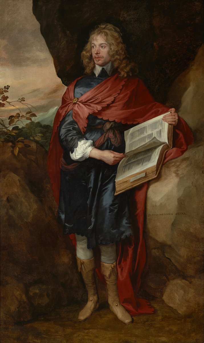 #Onthisday in 1599, renowned portraitist Anthony van Dyck was born! Learn about his career and works in the collection on his dedicated artist page: bit.ly/3JTvbds — Anthony van Dyck (1599–1641), Sir John Suckling, ca. 1638, oil on canvas, The Frick Collection, New York