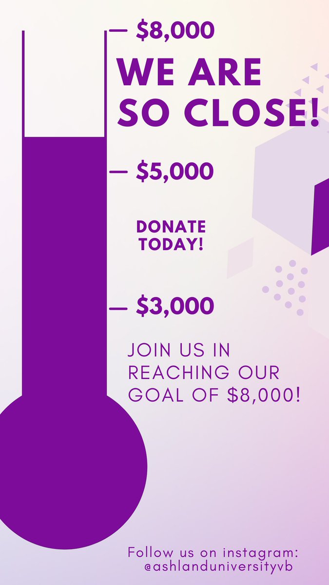 Click the link below to help us reach our goal before 8pm!! We are close!! 🥳

Link to donate :
givecampus.com/campaigns/4310…
