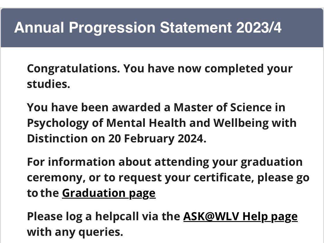 clairempmillar's tweet image. And that’s a wrap 🤓 #MasterofScience @wlv_psychology #mySLTday