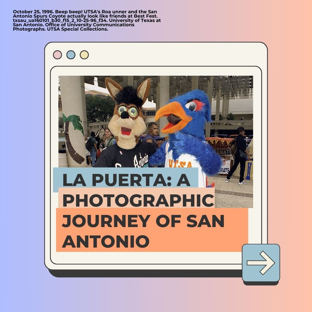 UTSA_CEDISH's tweet image. Happy Friday Runners! We wanted to highlight one of the Digital Humanities project that the UTSA Libraries has available. Please check out their site and take a look at the many different collections the UTSA Library houses! #PublicDigitalHumanities  lib.utsa.edu/lapuerta/