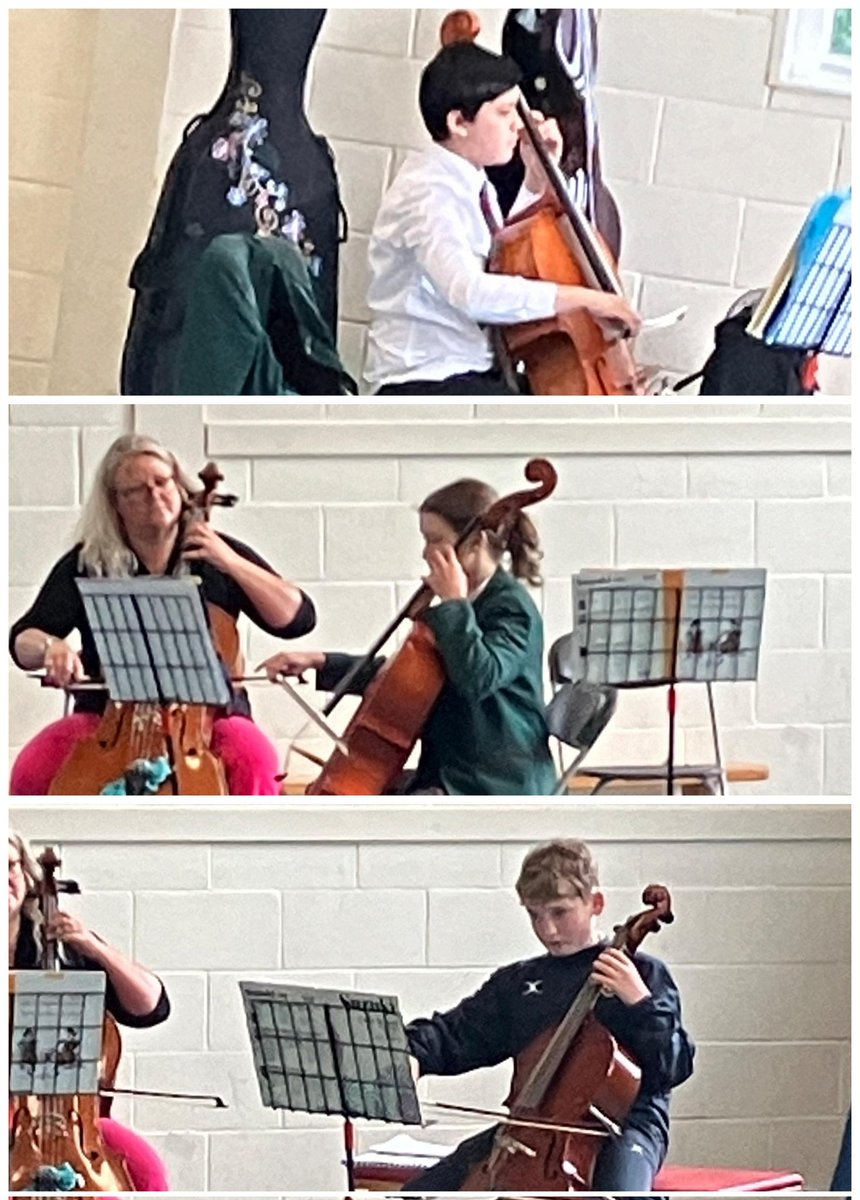 MusicWGS's tweet image. It was great to have a string of 'cellists performing in assembly @BronteHouse_ yesterday. 

#TeamDavy Year Eight players and #BronteBowSkills entertaining some new string fans.