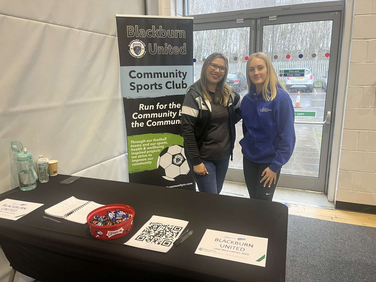 BlackburnUtdCSC's tweet photo. Our Girls Development Officer, Sonia Hubbard, represented the Club this afternoon at the βLead West Lothianβ event, sharing knowledge with S3-S6 pupils and helping them learn about community based opportunities in West Lothian.
Find out more at https://t.co/0ijOkO90fc
#LeadWL24 https://t.co/VVzzZH5iGu