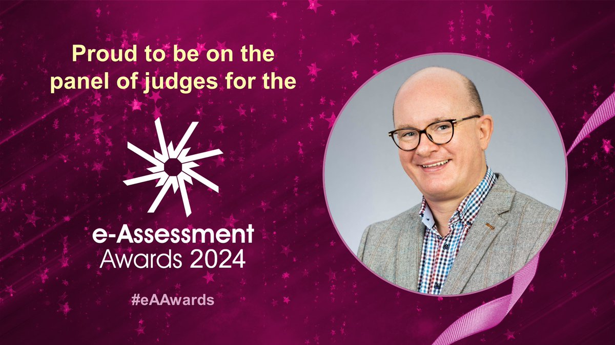 A real delight and privilege to review and judge these international awards. So many global exemplars of good practice, scale, and accessibility. Come and find out about digital exams and eAssessment at the #eAAConf24 conference and award presentation! conference2024.e-assessment.com/2024/en/page/c…