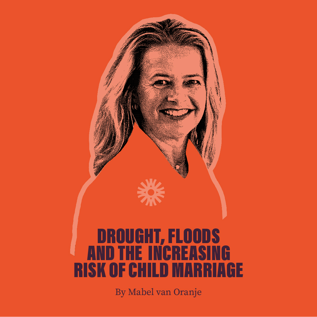 “For families around the world, the climate crisis is deeply personal.” @MabelvanOranje of @VowForGirls, @GirlsFirstFund,& @GirlsNotBrides joined us to tell us why #childmarriage is a climate issue. Go to projectdandelion.com to learn from Mabel.
