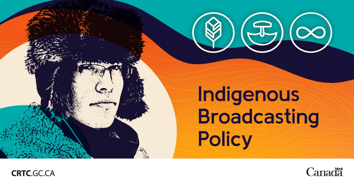 We are working closely with #FirstNations, #Inuit, and #Métis peoples to co-develop an #Indigenous #broadcasting policy. How can radio, TV, and online streaming in Canada better support the interests of Indigenous peoples? ᑎᑎᕋᕐᓗᒋᑦ ᐅᖃᐅᓯᒃᓴᑎᑦ ow.ly/NsMh50R01xc