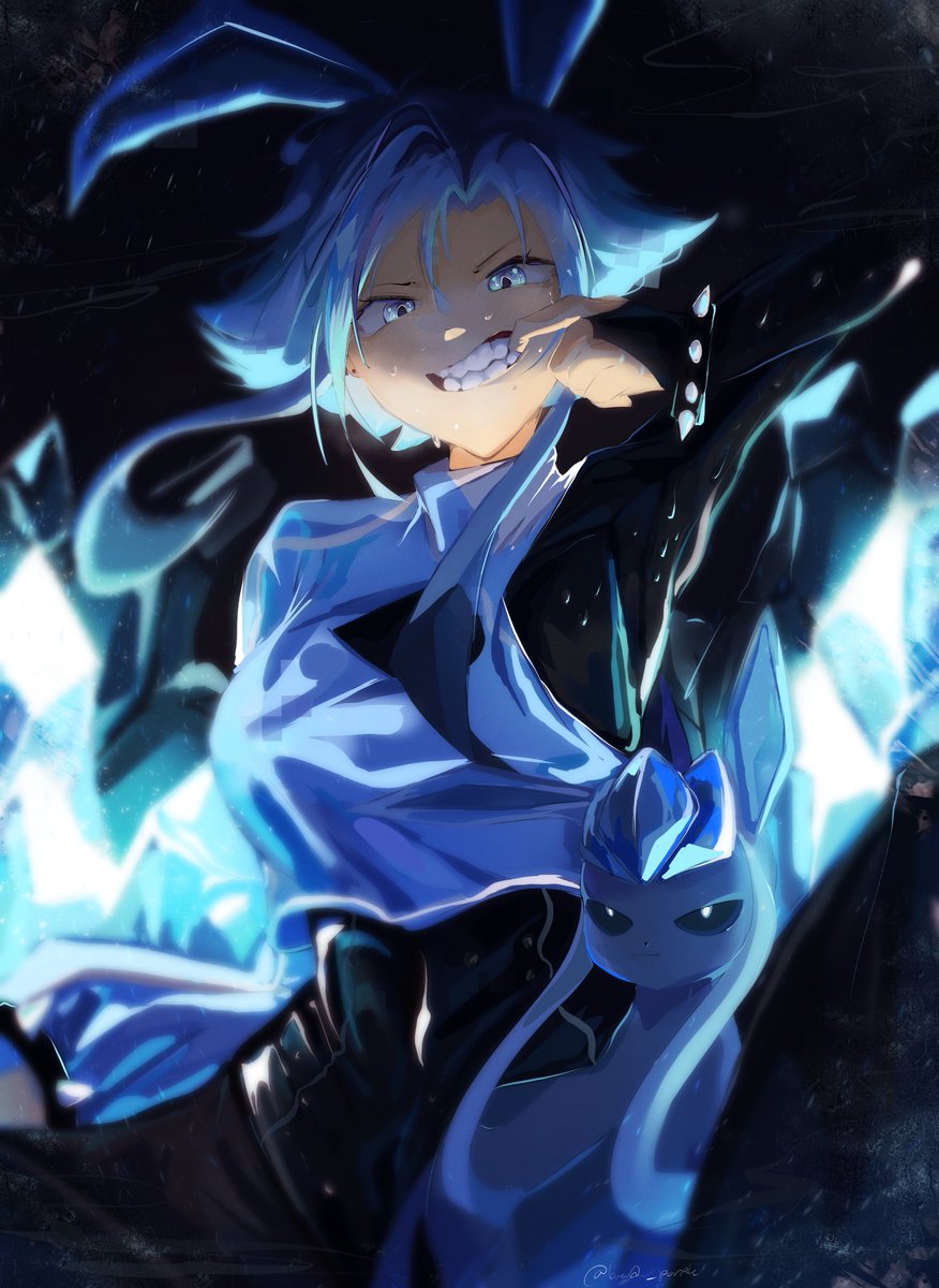 Deva glaceon #gwainsaga #illustration