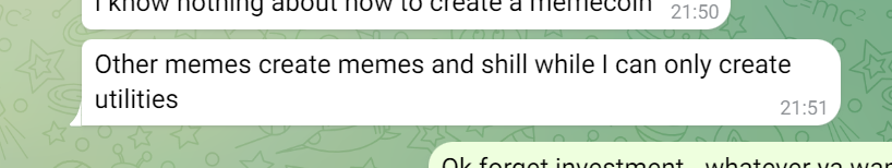While the #Solana #memecoin season has descended in to flames...

...on #NEARProtocol we have a dev who says

"Other memes create memes and shill while I can only create utilities"

What a comment. 

The ticker is $Intel <a href="/intelnear/">Intear moved to @intea_rs</a>