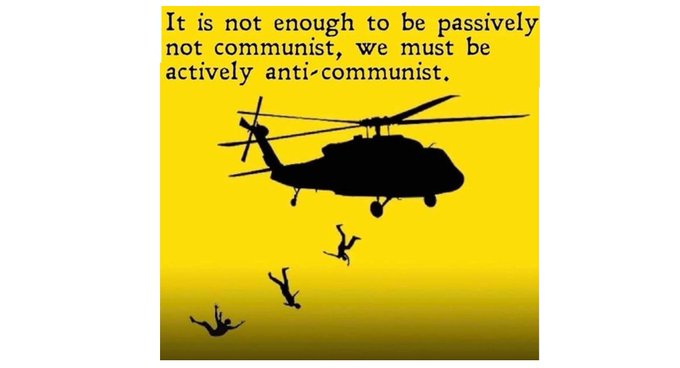 mk77_williepete's tweet photo. This is why "It is not enough to be passively not communist, we must be actively anti-communist."

rt - The #courage'ous #XiVanFleet's first hand witness to the horror of #Mao's #China 🇨🇳, and sage counsel that as communists give no quarter, none should be offered to them. https://t.co/OIOFjrqMDl