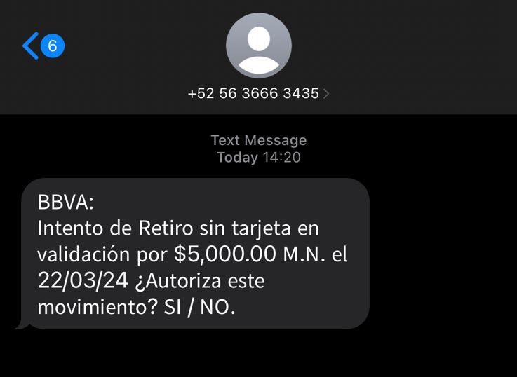 robertalomeli's tweet photo. @BBVA_Mex ¿ustedes no mandan este tipo de mensajes verdad? https://t.co/c1LDTOCu3H