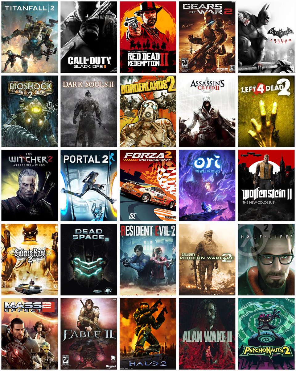 _XboxNews's tweet photo. You can only pick one game from each row. Sequels Edition. https://t.co/IpHYSuTOZj