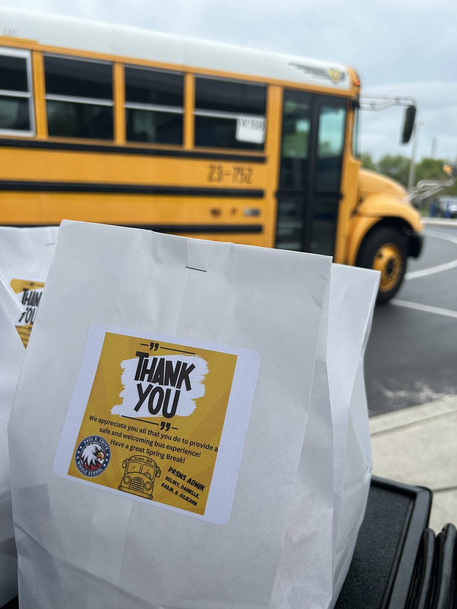 Surprise to our bus drivers and assistants! Thank you for all you do! #soarabove