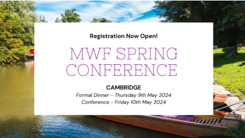 Excited that @MESSAGE_TGI will be presenting in Cambridge at the @medicalwomenuk conference in May. Who else will be there? medicalwomensfederation.org.uk/news-events/co…