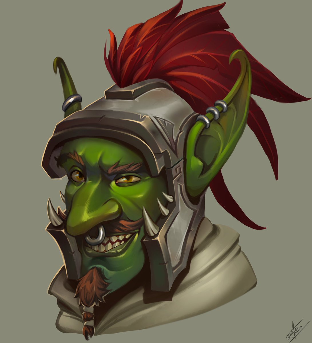 Druid3l's tweet image. Baron Brokerblast, commissioned by @RunefistInc !
Hope you like it!
#myartwork #warcraft #Goblin