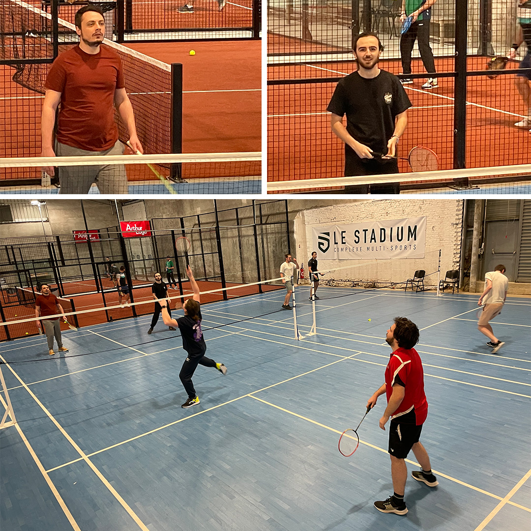 mentalworks's tweet photo. 😄 Fin de semaine sportive avec une activité teambuilding conviviale et ludique pour la team MW : +2h de Badmington intensif 🏸

#badmington #teambuilding https://t.co/Aa1OVQp5he