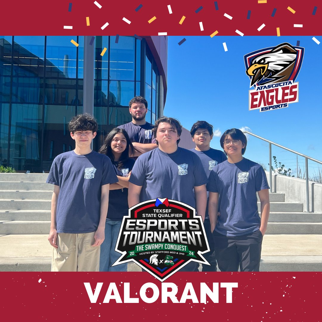 AtasHS_Esports's tweet photo. Congratulations to our Val team for advancing out of the group stage. U of H Downtown - finals tonight! https://t.co/errqMLAudK