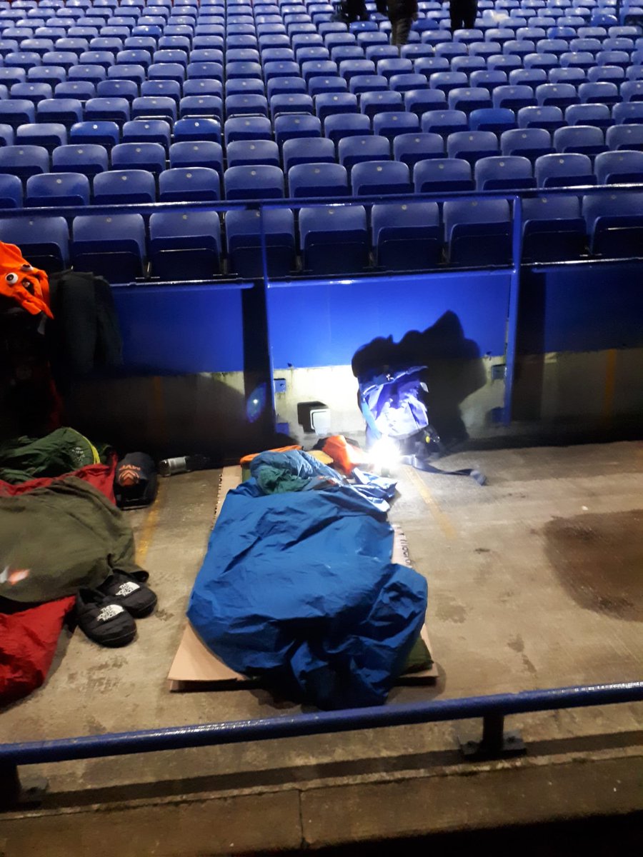 #BWFCsleepout ready to go .