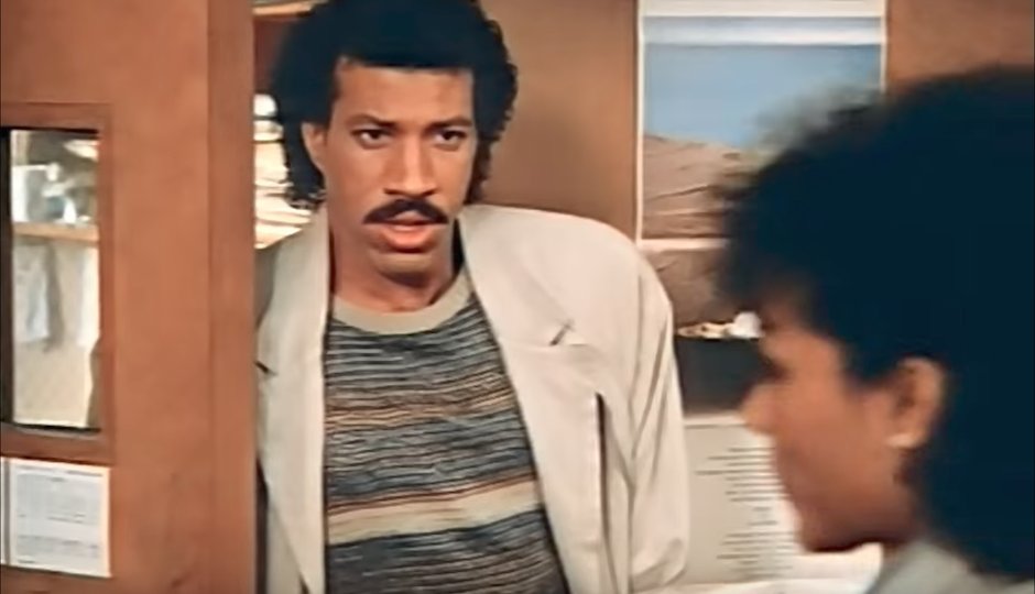 Watching TOTP '84 has made me belatedly realise that Lionel Richie is just a creepy teacher obsessed with one of his students.