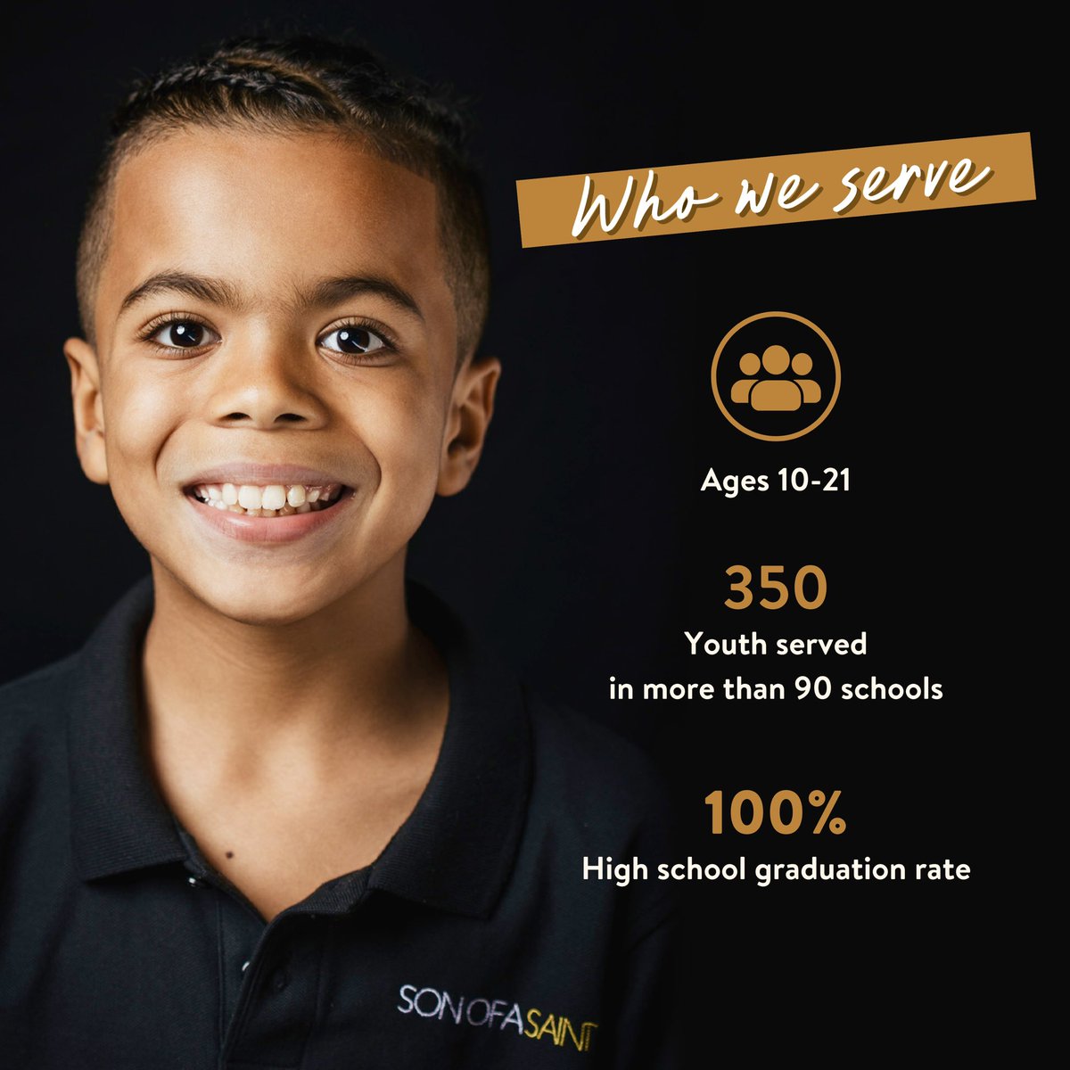 DID YOU KNOW? Son of a Saint exists to provide mentorship, education, recreation, camaraderie, cultural enrichment, & emotional support to our mentees. We’re helping to fill the void for hundreds of fatherless young men in New Orleans. Explore more at sonofasaint.org