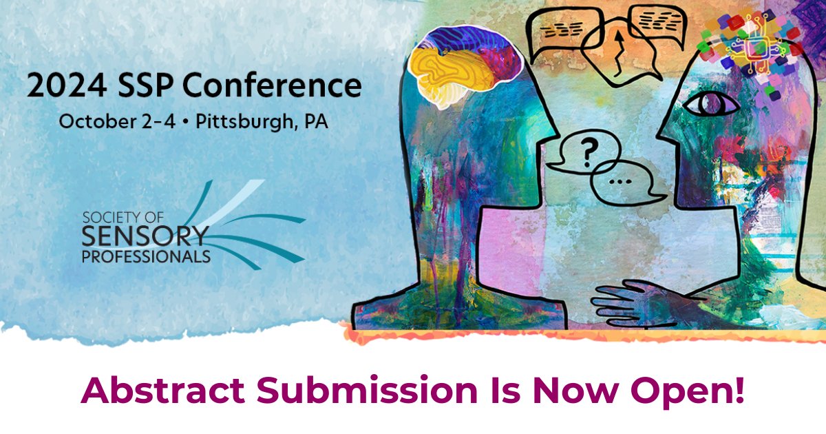 Abstract submissions for #Sensory2024 are now OPEN! Share your groundbreaking research and insights in the #sensoryscience field, and join us at the forefront of sensory exploration in Pittsburgh. Submit by May 13: bit.ly/3ToiwCW #sensorysociety #abstractsubmission