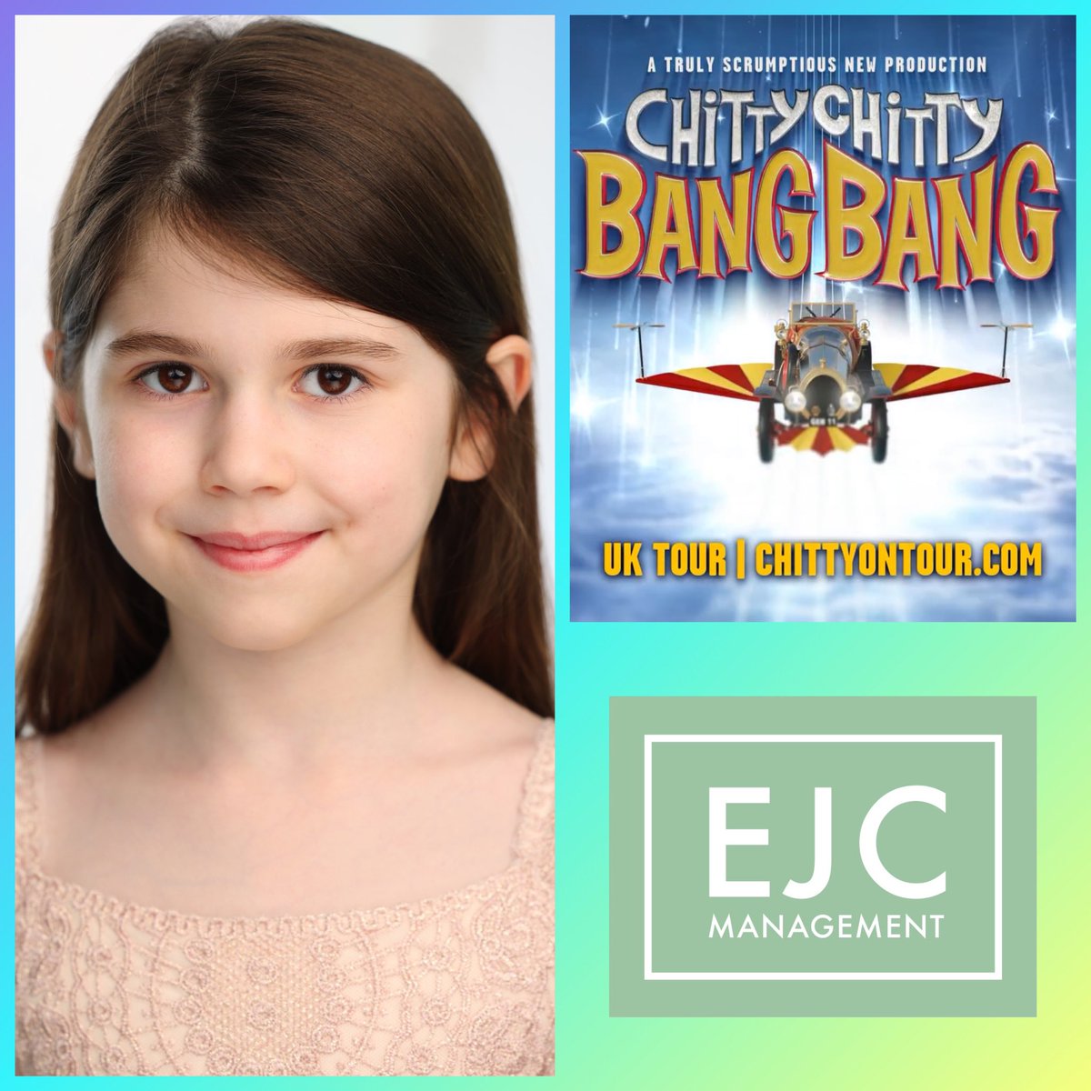 The full cast announcement is out and we can finally share the amazing news that our incredibly talented ISABELLA MANNING will be playing #jemimapotts in the brand new UK tour of @ChittyOnTour ✨Huge thanks to @dobcasting for this super exciting opportunity ⭐️ #proudagent
