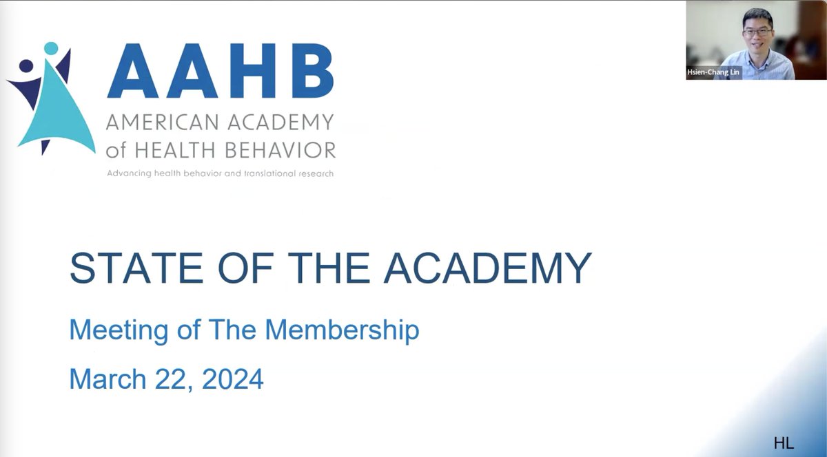At our AAHB Virtual Meeting of the Membership, the focus was on unity and achievement. President Dr. Hsien-Chang Lin, along with our councils and committees, presented a myriad of accomplishments from the past year, showcasing what we can achieve together. #AAHB2024