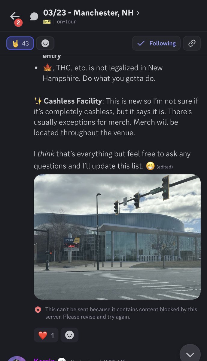 RiddleMeQuinn's tweet photo. For any and all @TheOfficialA7X fans attending the Manchester, NH show on March 23rd, here is
✨Venue & Parking Information
#DBC #A7X #Deathbats #LIBAD https://t.co/c0fukxQpf1