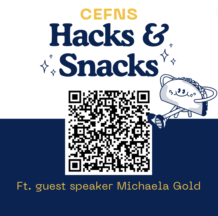 CEFNS Hacks &amp; Snacks is coming to a building near you on Taco Tuesday! Tuesday, March 26th from 4:30pm-6pm in SHB 502.  This event will focus on transitioning from academic to career settings, involvement advice and much more!  #cefns #careerready #tacotuesday #naucareerready