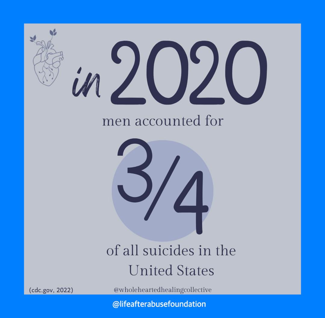 Addressing the high rate of male suicides requires a multifaceted approach that involves mental health awareness, destigmatization of seeking help and access to quality mental health services.