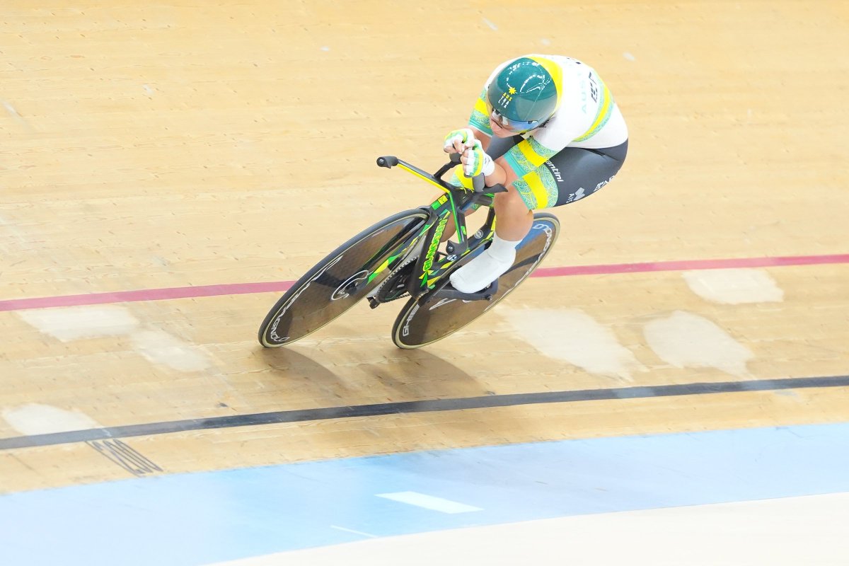 Emily Petricola 🇦🇺 brings it home! 🙌 The Australian rider took the win on the WC4 Individual Pursuit 🥇 #Rio2024