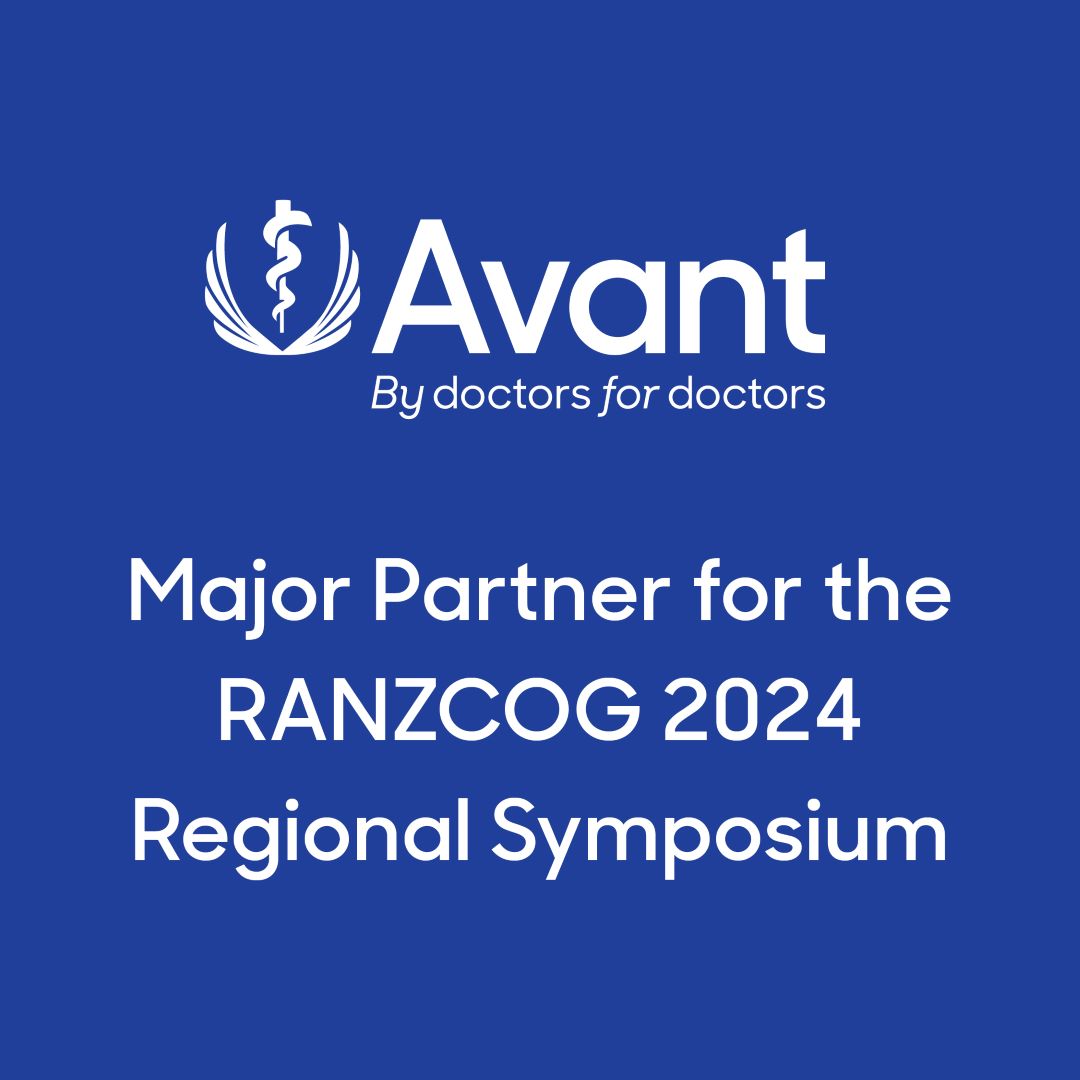 RANZCOG is delighted to announce Avant as the Major Partner for the RANZCOG 2024 Regional Symposium, in Glenelg on 11-14 April. Avant is a member-owned medical defence organisation committed to supporting doctors in their professional and personal lives. #RANZCOG24 #AvantMutual