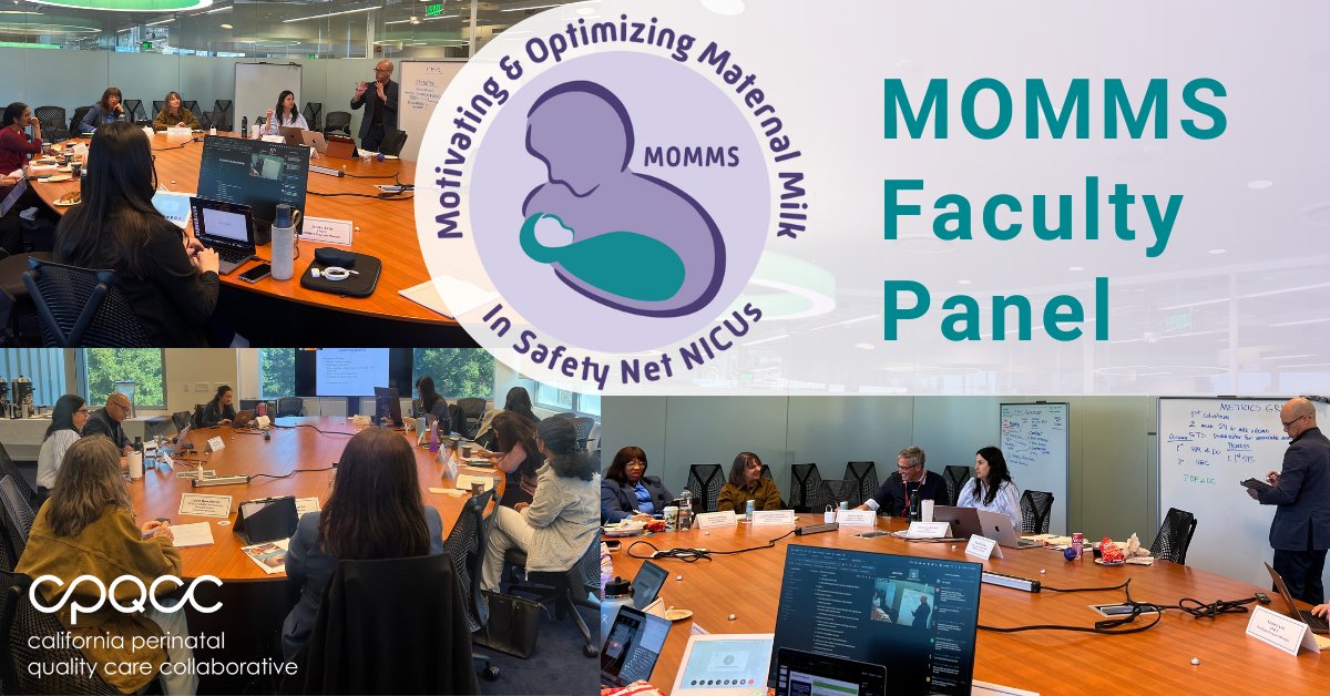 Our Motivating & Optimizing Maternal Milk in Safety Net NICUs (MOMMS) faculty panel was hard at work last Friday in a hybrid meeting preparing for our collaborative kickoff in June. To learn more about the MOMMS collaborative, visit our website here: ow.ly/ysWq50R023w