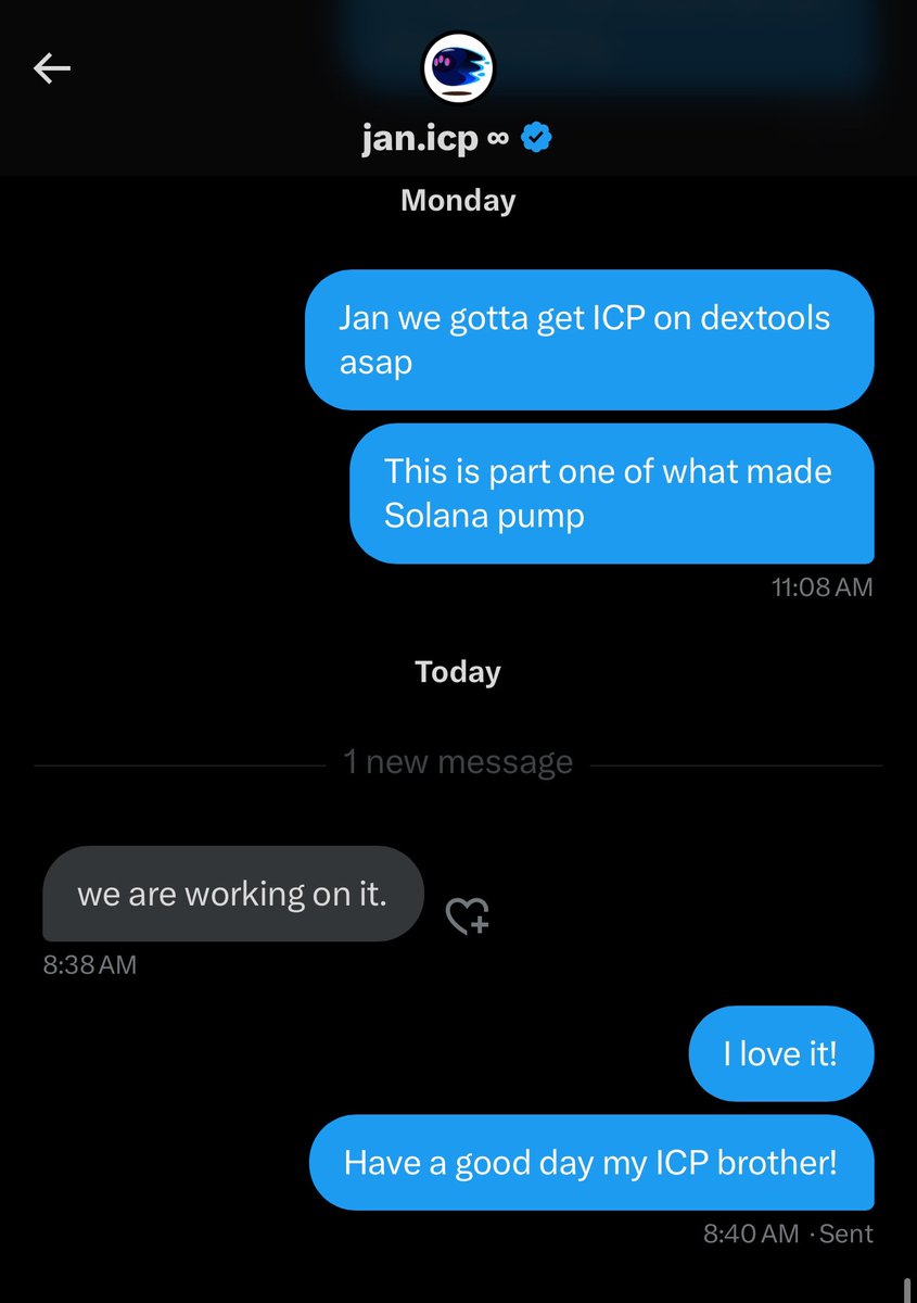 Definitely, the foundation is listening to us. This is one of the things I have been shouting about that it will help to bring #DeFi activities within the ICP ecosystem under the banner of the entire industry.

Those who are not actively involved within the #ICP ecosystem will be