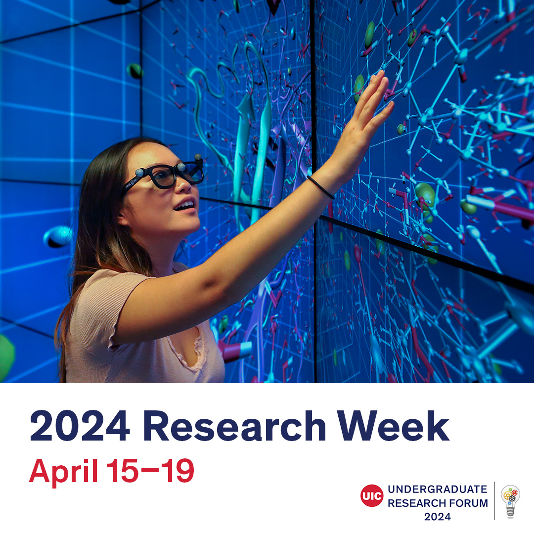 UIC is calling on alumni to register as a judge for the 2024 Undergraduate Research Forum on April 15 - 19. The deadline to register is on March 29. Register as a judge and read more: tinyurl.com/3wb55h9n #UICProud #UIC #2024URF #UICUndergraduateResearchForum #UICResearch