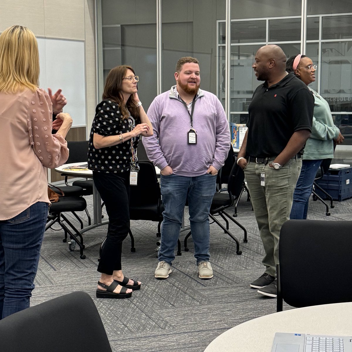 mr_n_casas's tweet photo. This year's PL Cadre members engaged in meaningful discussions regarding adult learning and the development of effective PL Sessions at our first meeting. I can’t wait to see the final product and presentations at #FISDLearns. #FISDSecMath @FISDSecmath @HuberMargie @johnkab54 https://t.co/sGyZMq8tuR