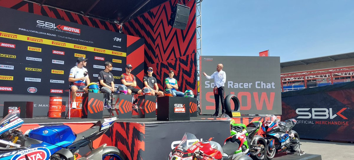 Luke68Power's tweet photo. Solid start but a crash in Superpole. Puts me on the back foot for tomorrow. Main thing is I’m ok and my @MotozooT will fix the bike. It was great to meet the fans on the Paddock Show though and catch up with @mhillofficial Tomorrow we race #CatalanWorldSBK https://t.co/iloMKsS90m