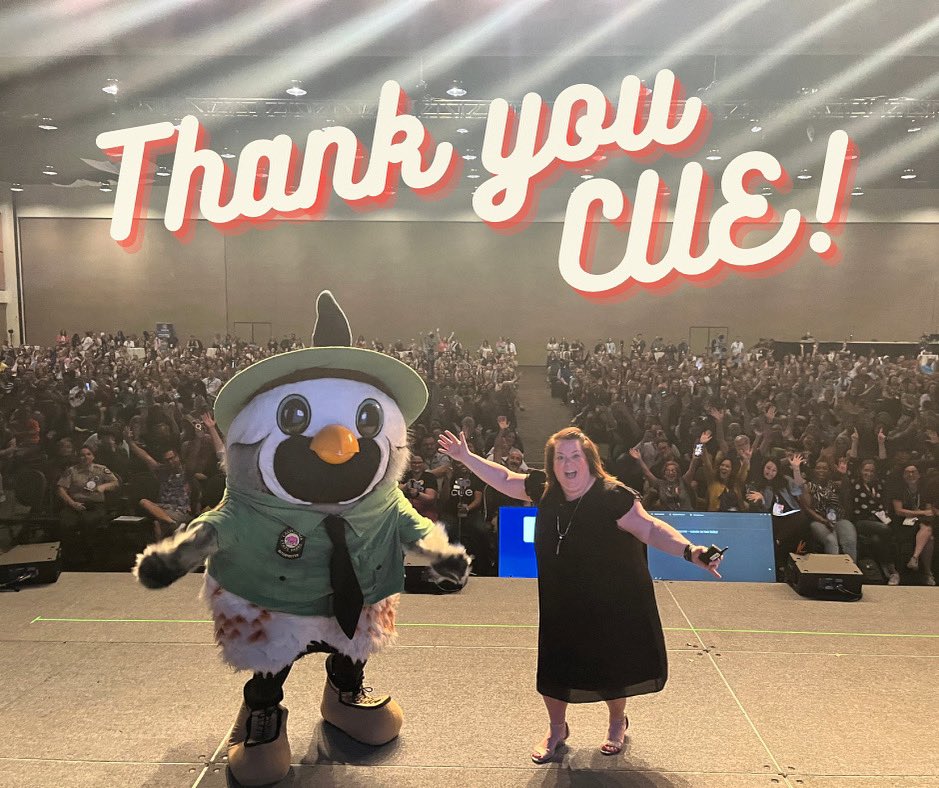 PORTS can come virtually to your classroom, and to over 3k teachers in Palm Springs for #SpringCUE! Shout out to the amazing @annkozma723 for including us in her keynote presentation and spreading the PORTS love to all our new #PORTSfans! @cueinc #edtech @castateparks