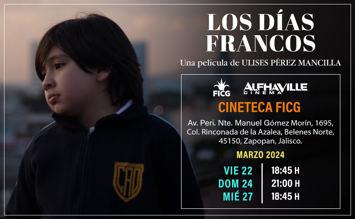 alfhaville's tweet photo. #DóndeVerLosDíasFrancos
Seguimos en caratelera con la ópera prima del Dir. Ulises Pérez Mancillla, donde Stephanie Salas debuta con un papel esteler.
¡Nos vemos en #CinetecaDeLasArtes, #Kinoki, #CinematógrafoDelChopo y #CinetecaFICG!🍿🙌
@delfindeacero https://t.co/73xQSSgsLK