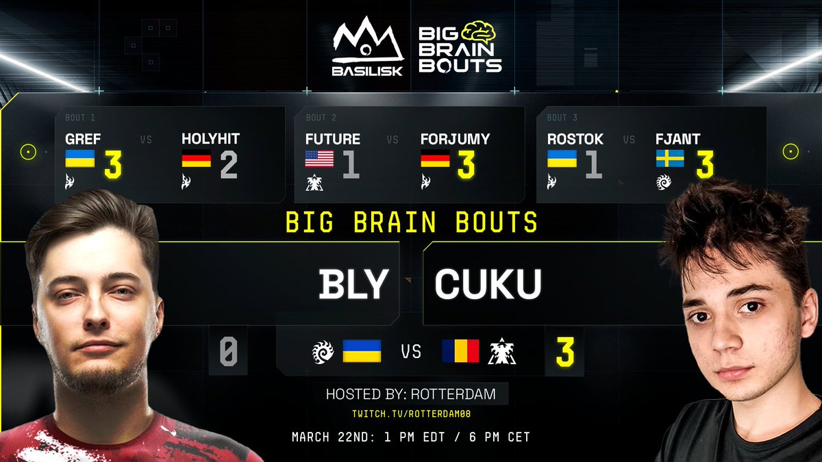 BASILISK_gg's tweet photo. Thank you to @RotterdaM08 and all of the Big Brain players for an epic #54.

See you next week! https://t.co/U1TOXZO8mT