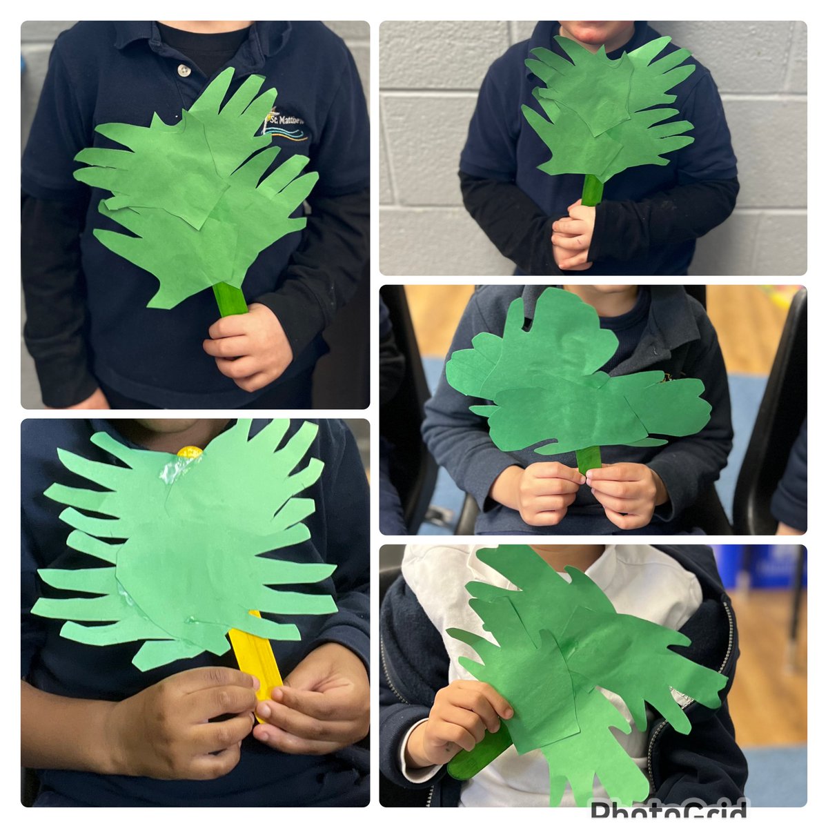 Hosanna in the Highest! Sunday is the beginning of Holy Week and today Mrs. Silva’s class made palms in preparation of Palm Sunday #PalmSunday #HolyWeek @HWCDSBFaith @passion4prayers @HWCDSB
