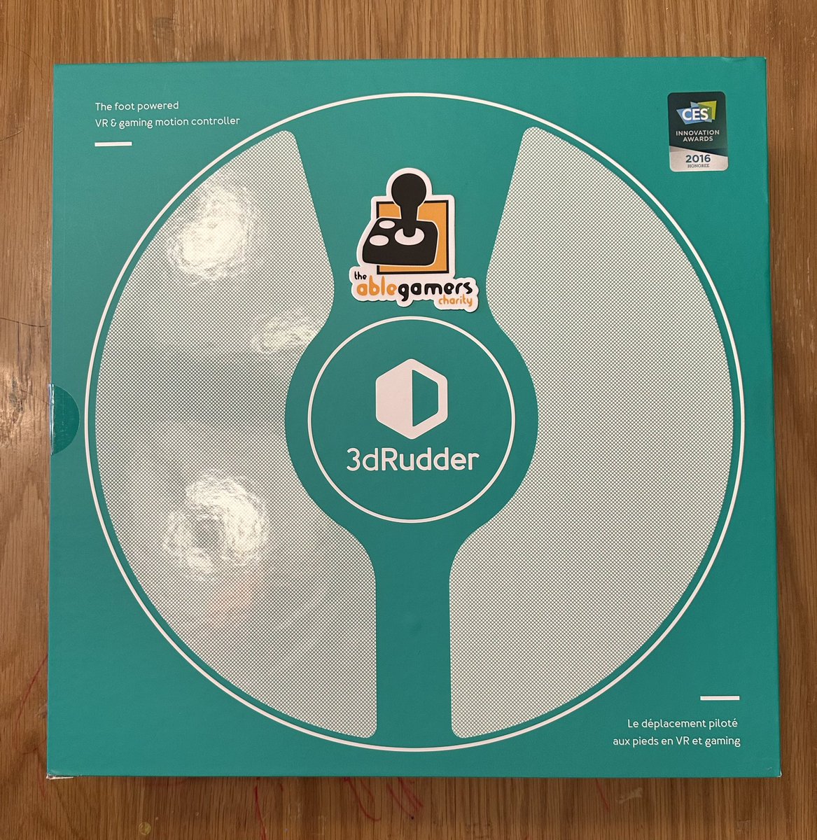 mxZula's tweet image. thank you so much @AbleGamers!
I can’t wait to try my 3dRudder.