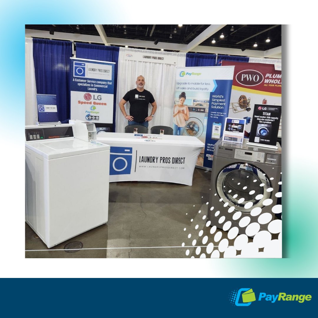 🙌 A Shoutout to Our Amazing Partners! 🙌 Huge thanks to Laundry Pros Direct for showcasing PayRange at the AOA Big Million Dollar Trade Show &amp; Landlording Conference in Los Angeles!

Here’s to modernizing tenant experiences and unlocking new growth! ⭐️

#PayRange #ModernLiving