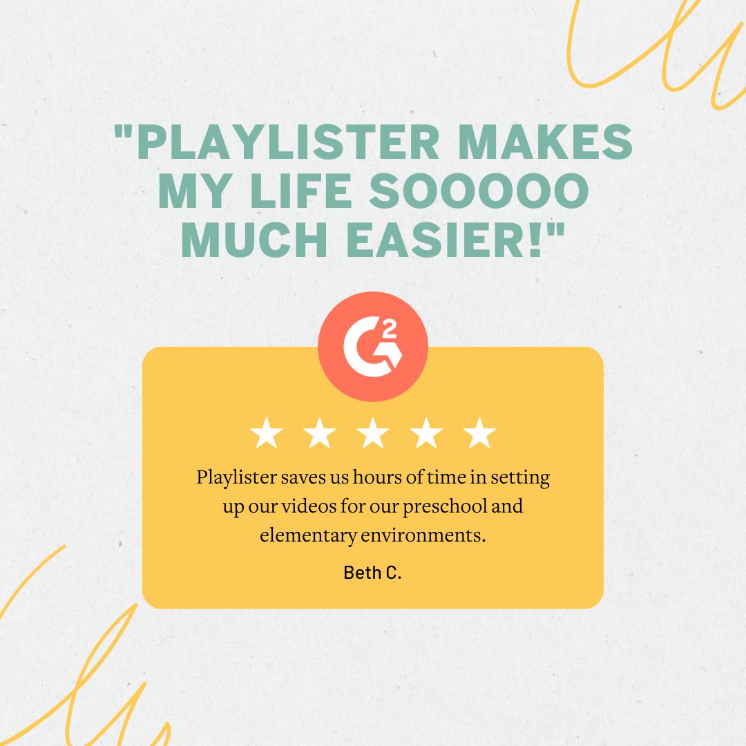 Our goal at Playlister is to simplify life by sending content to all your TVs so you can ditch flash drives and computers. Easy and efficient, that's what we're all about! 💥